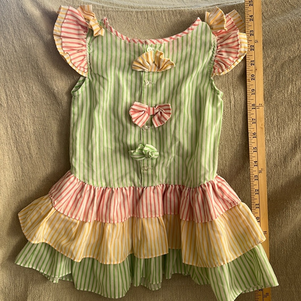 VTG candy stripe dress